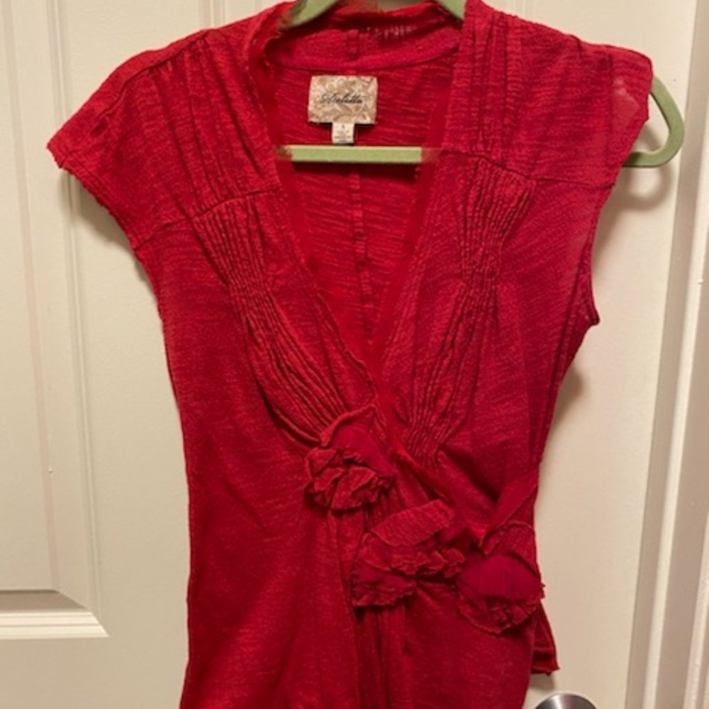 Anthropologie Deletta Rose Blouse